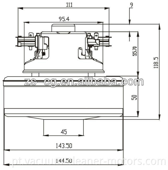 Electrical Vacuum Cleaner Motor